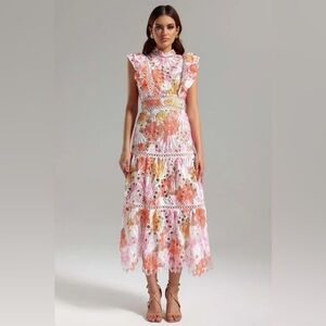 Elliatt Colorful Lace Dress
